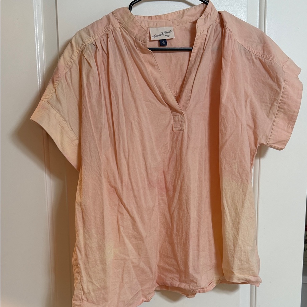 Universal Thread Peach Short Sleeve Blouse